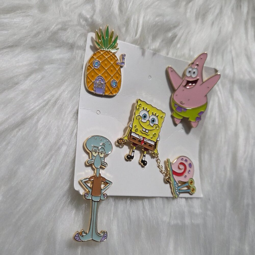 SpongeBob Squarepants Pin Set - Picture 4 of 4